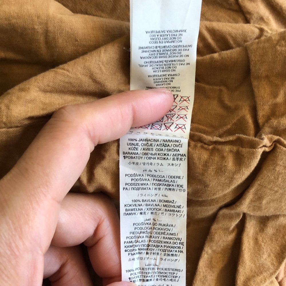 Mango Genuine Leather Rustic Jacket - image 5